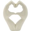 Mauro Ferretti Scultura Amore Stones 16,5x7x20 cm crema