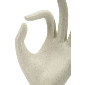 Mauro Ferretti Scultura OK Stons 14x10x24 cm crema