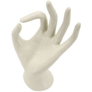 Mauro Ferretti Scultura OK Stons 14x10x24 cm crema