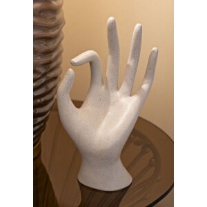 Mauro Ferretti Scultura OK Stons 14x10x24 cm crema