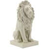 Mauro Ferretti Scultura Leone Stons 17,5x25x40 cm crema