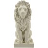 Mauro Ferretti Scultura Leone Stons 17,5x25x40 cm crema