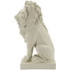 Mauro Ferretti Scultura Leone Stons 17,5x25x40 cm crema