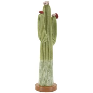 Mauro Ferretti Statuetta decorativa Cactus Stons 16,5x11x45 cm verde