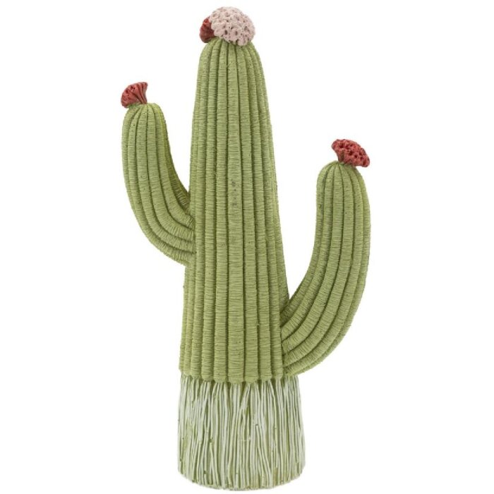 Mauro Ferretti Statuetta decorativa Cactus Stons 13x7x25 cm verde