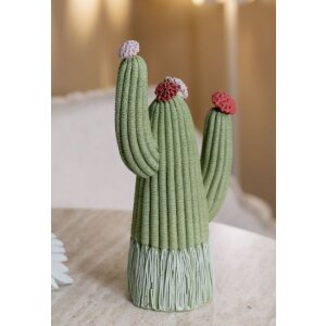 Mauro Ferretti Statuetta decorativa Cactus Stons 10,5x6,5x20,5 cm verde