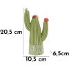 Mauro Ferretti Statuetta decorativa Cactus Stons 10,5x6,5x20,5 cm verde