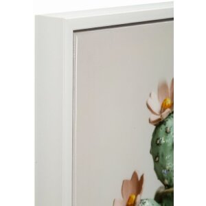 Mauro Ferretti Quadro con cornice Cactus in vaso 40x2,8x40 cm