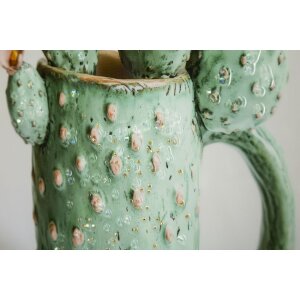 Mauro Ferretti Quadro con cornice Cactus in vaso 40x2,8x40 cm
