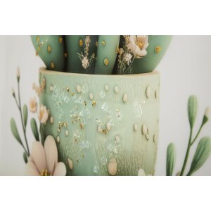 Mauro Ferretti Quadro con cornice Cactus vaso 40x2,8x40 cm
