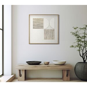 Mauro Ferretti Quadro su tela con cornice Astratto 60x3x60 cm