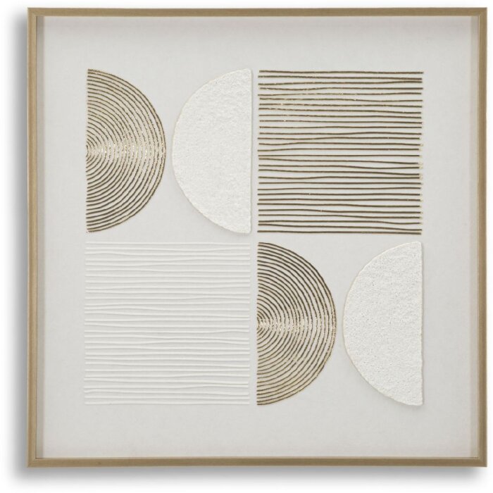 Mauro Ferretti Quadro su tela con cornice Astratto 60x3x60 cm