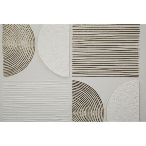 Mauro Ferretti Quadro su tela con cornice Astratto 60x3x60 cm