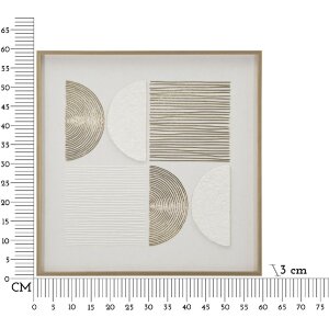 Mauro Ferretti Quadro su tela con cornice Astratto 60x3x60 cm