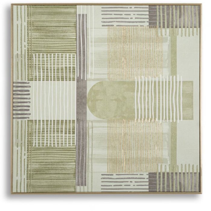 Mauro Ferretti Quadro con cornice Linien 60x3x60 cm