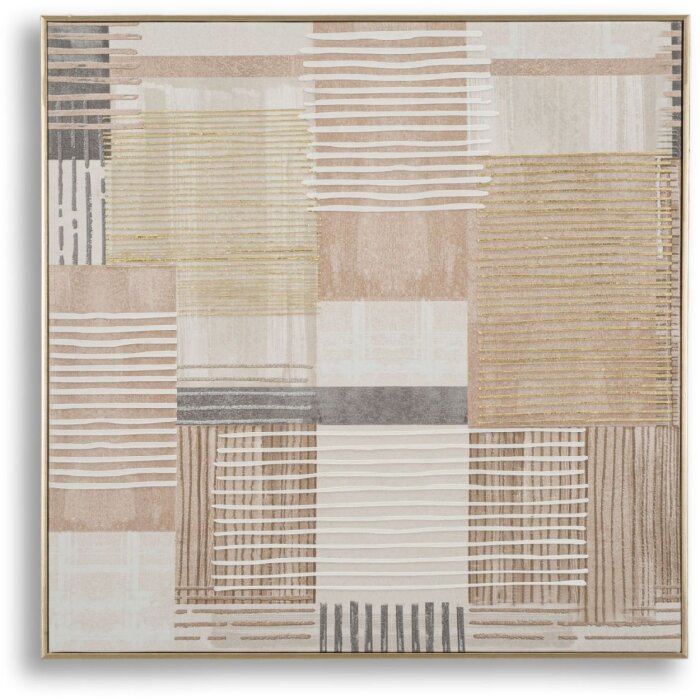 Mauro Ferretti Quadro con cornice Linien 60x3x60 cm
