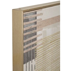 Mauro Ferretti Quadro con cornice Linien 60x3x60 cm