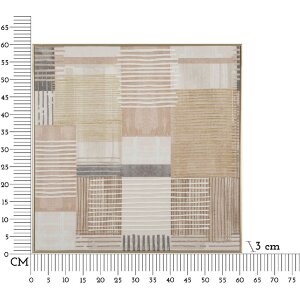 Mauro Ferretti Quadro con cornice Linien 60x3x60 cm