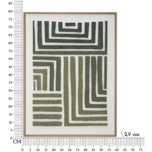 Mauro Ferretti Quadro 3D su tela con cornice 60x2,9x80 cm