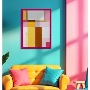 Mauro Ferretti Quadro acrilico con cornice 60x3,3x80 cm