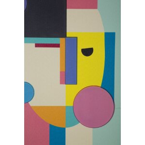 Mauro Ferretti Quadro Picassy con cornice 50x3,3x70 cm