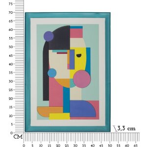 Mauro Ferretti Quadro Picassy con cornice 50x3,3x70 cm