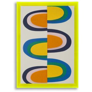 Mauro Ferretti Quadro Pop Art con cornice 50x3,3x70 cm