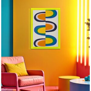 Mauro Ferretti Quadro Pop Art con cornice 50x3,3x70 cm
