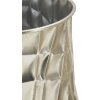 Mauro Ferretti Set di vasi argento 3 pezzi Ø35x38,5 / Ø27,5x33 / Ø18,5x26,5 cm