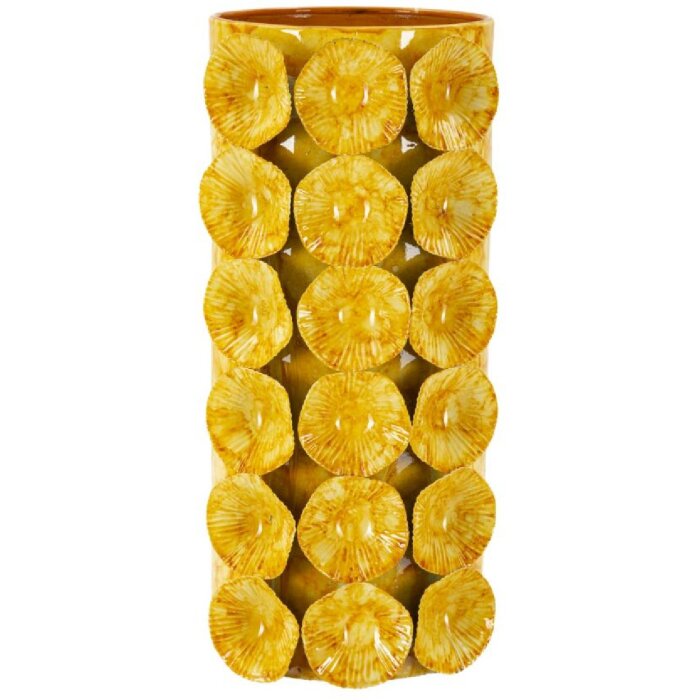 Mauro Ferretti Vaso Drop 16x15x33 cm giallo