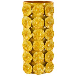 Mauro Ferretti Vaso Drop 16x15x33 cm giallo