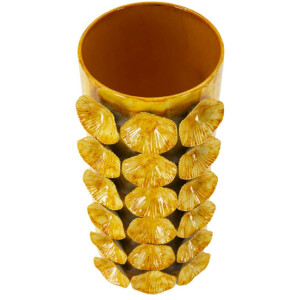 Mauro Ferretti Vaso Drop 16x15x33 cm giallo