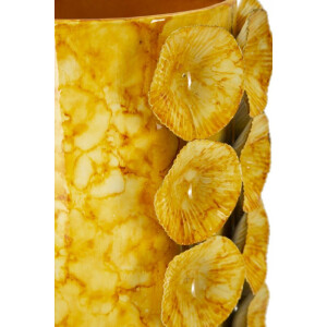 Mauro Ferretti Vaso Drop 16x15x33 cm giallo
