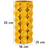 Mauro Ferretti Vaso Drop 16x15x33 cm giallo