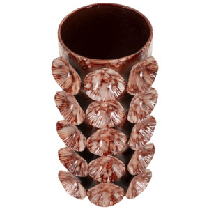 Mauro Ferretti Vaso Drop rosso 12,5x12,5x24 cm