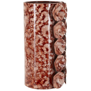 Mauro Ferretti Vaso Drop rosso 12,5x12,5x24 cm