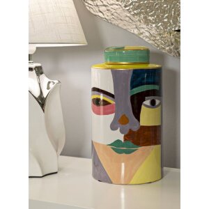 Mauro Ferretti Vaso Piccassy Colorato Ø19x33 cm