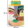 Mauro Ferretti Vaso Piccassy Colorato Ø19x28 cm