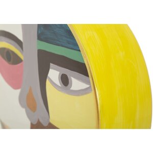 Mauro Ferretti Vaso Piccassy Colorato rotondo 23x9x28 cm