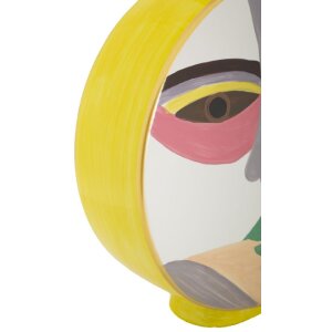 Mauro Ferretti Vaso Piccassy Colorato rotondo 23x9x28 cm