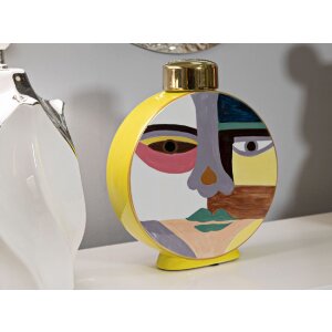 Mauro Ferretti Vaso Piccassy Colorato rotondo 23x9x28 cm