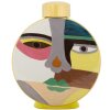 Mauro Ferretti Vaso Piccassy Colorato rotondo 23x9x28 cm