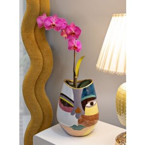 Mauro Ferretti Vaso Piccassy Color Fett Ø19x24,5 cm