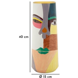 Mauro Ferretti Vaso Piccassy color alto Ø15x40 cm