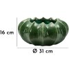 Mauro Ferretti Vaso a forma di cesto cactus Ø 31x16 cm