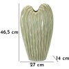 Mauro Ferretti Vaso Venedig 27x14x46,5 cm verde