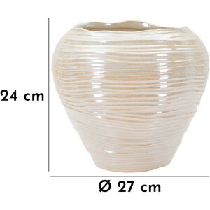 Mauro Ferretti Vaso Perly rotondo Ø 27x24 cm