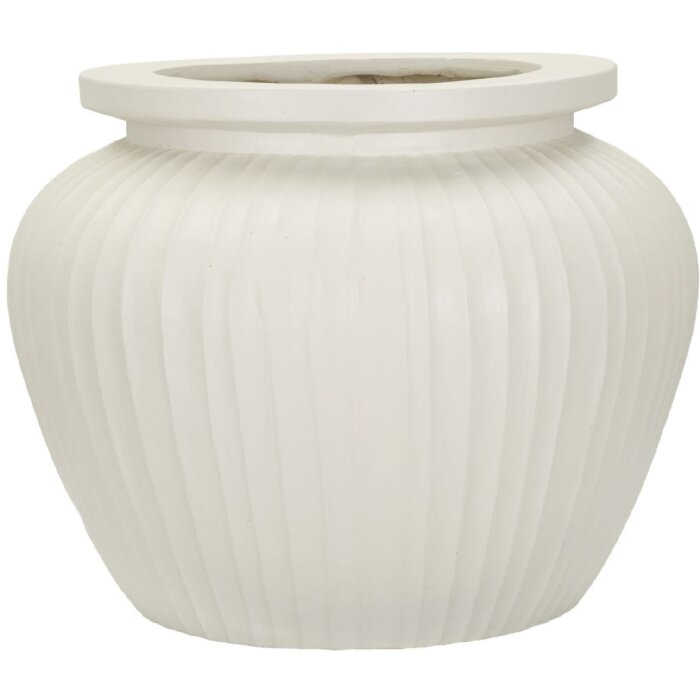 Mauro Ferretti Vaso Chil Ø 48x38 cm crema