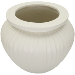 Mauro Ferretti Vaso Chil Ø 48x38 cm crema