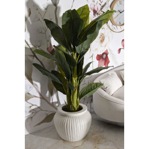 Mauro Ferretti Vaso Chil Ø 48x38 cm crema